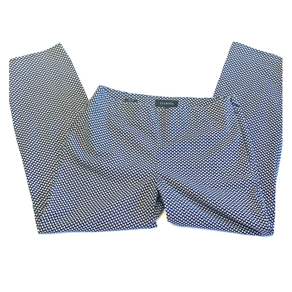 Talbots printed Capri pant